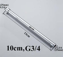 Load image into Gallery viewer, 20/30/40/50/60/70cm lengthen 1/2" 3/4" shower extension rod tube bar pipe