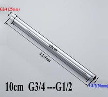 Load image into Gallery viewer, 20/30/40/50/60/70cm lengthen 1/2" 3/4" shower extension rod tube bar pipe