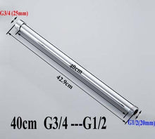 Load image into Gallery viewer, 20/30/40/50/60/70cm lengthen 1/2" 3/4" shower extension rod tube bar pipe