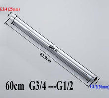 Load image into Gallery viewer, 20/30/40/50/60/70cm lengthen 1/2" 3/4" shower extension rod tube bar pipe