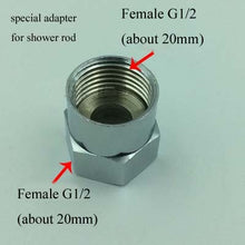 Load image into Gallery viewer, 20/30/40/50/60/70cm lengthen 1/2" 3/4" shower extension rod tube bar pipe